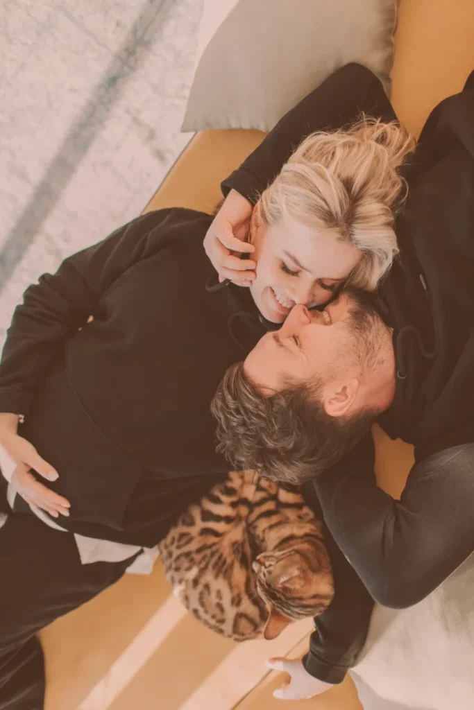 pareja cómoda