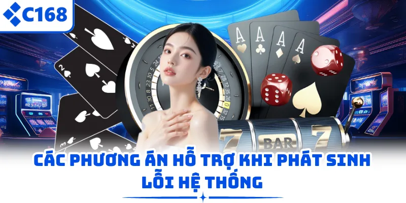 Các phương án hỗ trợ khi phát sinh lỗi hệ thống